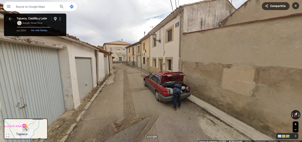 Captura de pantalla Street View del Asesino