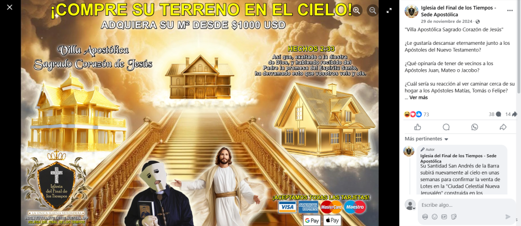 San Andrés de la iglesia del final de los tiempos