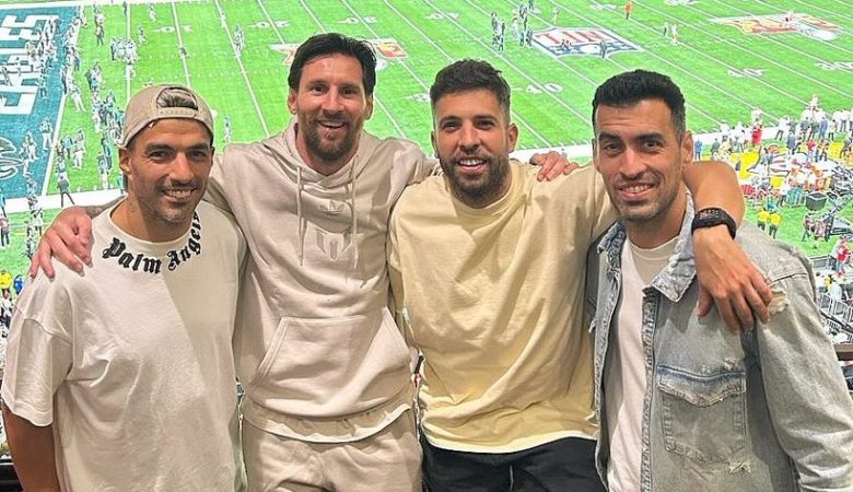 Messi, Jordi Alba y Super Bowl