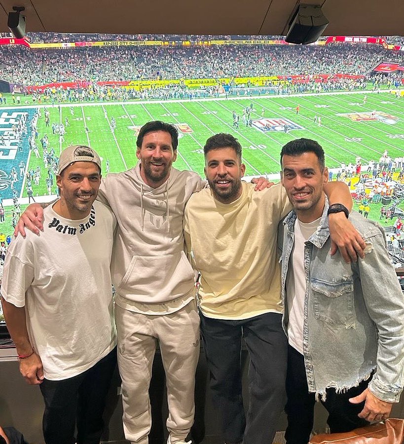 Messi, Jordi Alba y Super Bowl