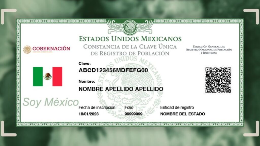 La CURP ahora va a traer tu huella digital y foto ¿Por qué?