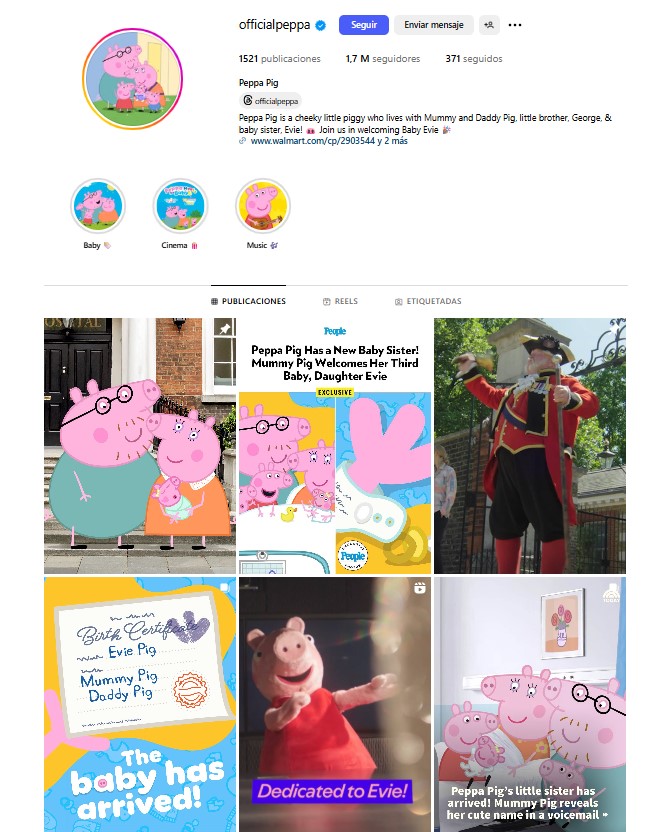 Peppa Pig es uno de los personajes más icónicos en lo que se trata del entretenimiento para niños. Con una gran cantidad de personajes que se han convertido en iconos para todos los niños del planeta. Y a estos se les une un nuevo integrante a la familia, Evie Pig que es la nueva bebé de la familia que se va a unir de aquí en adelante a la serie infantil. 