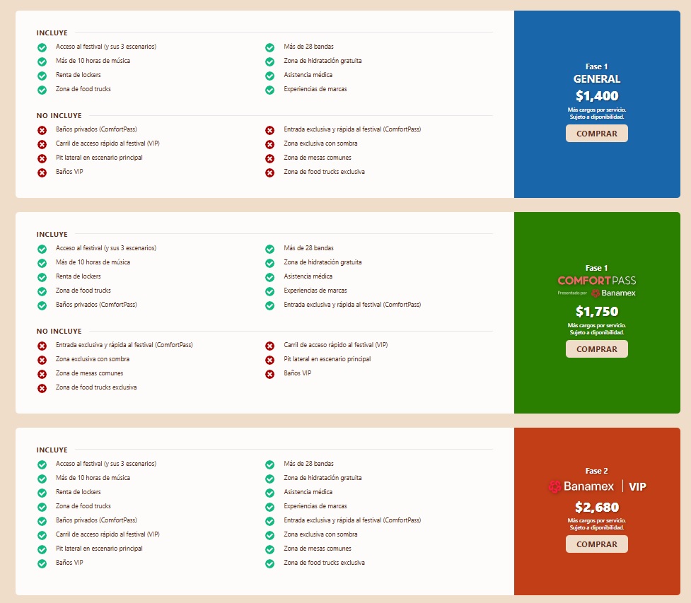 Puebla rápidamente se está convirtiendo en el mejor lugar de México para ir a un concierto. Y el Tecate Comuna 2025 está aquí para demostrar que en Puebla nos gusta la buena música, estos son los artistas en cartelera, el precio de los boletos y todo lo que tienes que saber para disfrutar del evento al máximo.