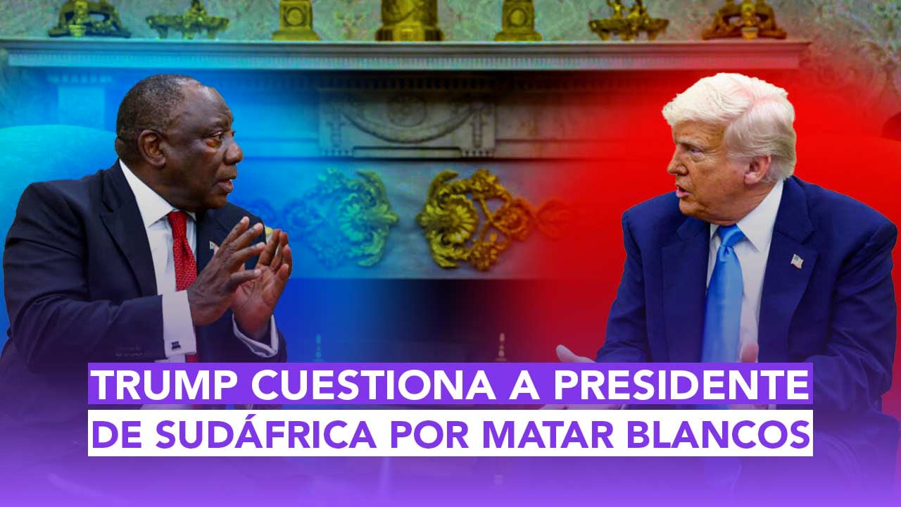 Hoy en Dos News, programa de dospuntos.media, vamos a descubrir diferentes noticias, de entre las cuales destacan TENSA REUNIÓN EN OFICINA OVAL, SE LE BORRÓ LA SONRISA AL MANDATARIO SUDAFRICANO, AUNQUE EVITÓ LA CONFRONTACIÓN.. PERO TRUMP ESTABA LISTO PARA ESCALAR LOS ÁNIMOS. APAGÓ LAS LUCES Y PROYECTÓ, FRENTE A RAMAPHOSA Y SU GABINETE, UN VIDEO DE EVIDENCIA DEL SUPUESTO GENOCIDIO , AVIÓN EUA, LILLY TÉLLEZ SE BURLA DE NOROÑA, BLOQUEOS CNTE, AVANCES INVESTIGACIÓN CASO CDMX ¿Que nos espera en mexico magico y el mundo? Enterate en dos puntos punto media, plataforma de Puebla, México