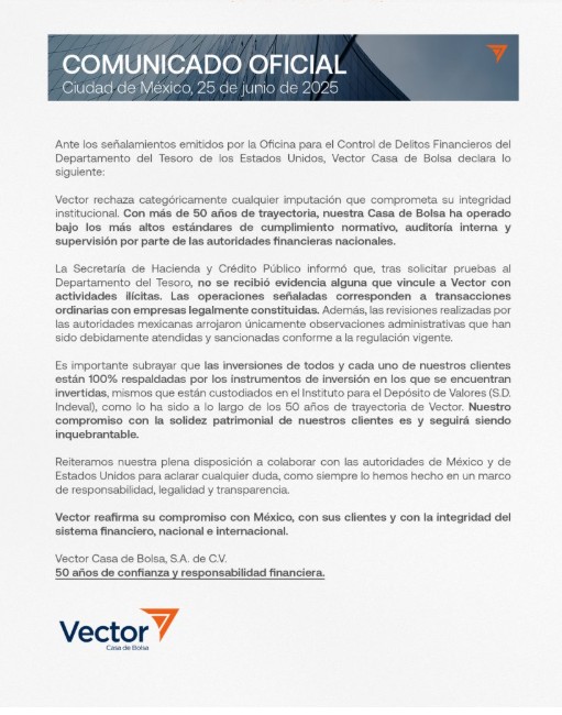 El objetivo del crimen organizado es al final del día, generar dinero, por lo tanto la intervención de los sistemas bancarios es común, aunque estos normalmente no lo saben. El departamento del tesoro de los Estados Unidos han señalado a CIBanco, Intercam y Vector por lavado de dinero del crimen organizado, en particular los carteles que trafican fentanilo a los Estados Unidos.
