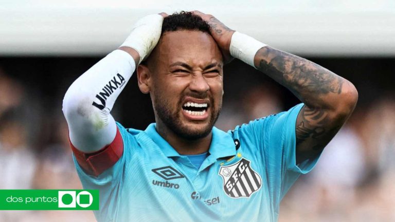 A la Maradona: Neymar marca con la mano y es expulsado en el Santos vs Botafogo