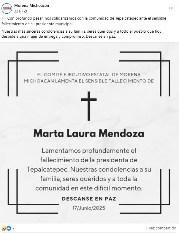 México es un país donde abunda la inseguridad, una violencia que recientemente se ha manifestado como violencia política, hacia las personas que nos gobiernan o se postulan para ello. El ejemplo más reciente de este fenómeno es la alcaldesa Martha Laura Mendoza de Tepalcatepec, Michoacán; que fue asesinada a las afueras de su domicilio. 