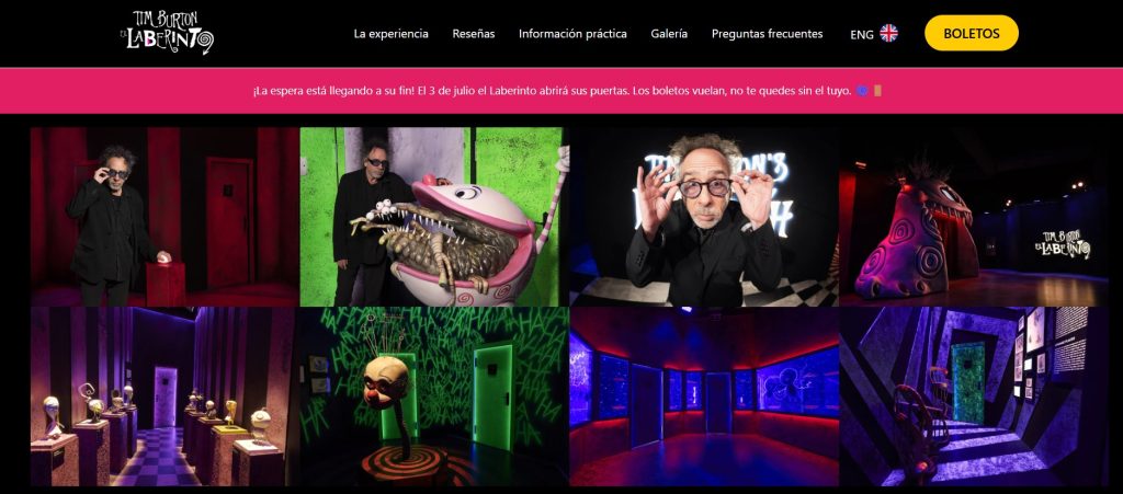 Tim Burton es uno de los directores y creativos más celebrados en Hollywood, cuyas películas han marcado a generaciones enteras. Y ahora está de visita en la Ciudad de México para presenciar la apertura de un evento muy especial: La experiencia interactiva del Laberinto de Tim Burton.