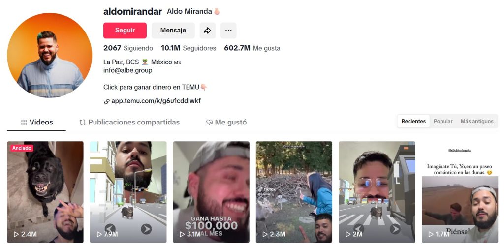 Los seguidores en las redes sociales de Aldo Miranda están de luto, pues el influencer que tanto había conseguido un éxito tan grande en TikTok ha fallecido. Sin embargo, lo que más ha dado de qué hablar ha sido un mensaje que dejó en las redes sociales, que apunta a que detrás de este triste fallecimiento hay una historia más oscura sobre la depresión.