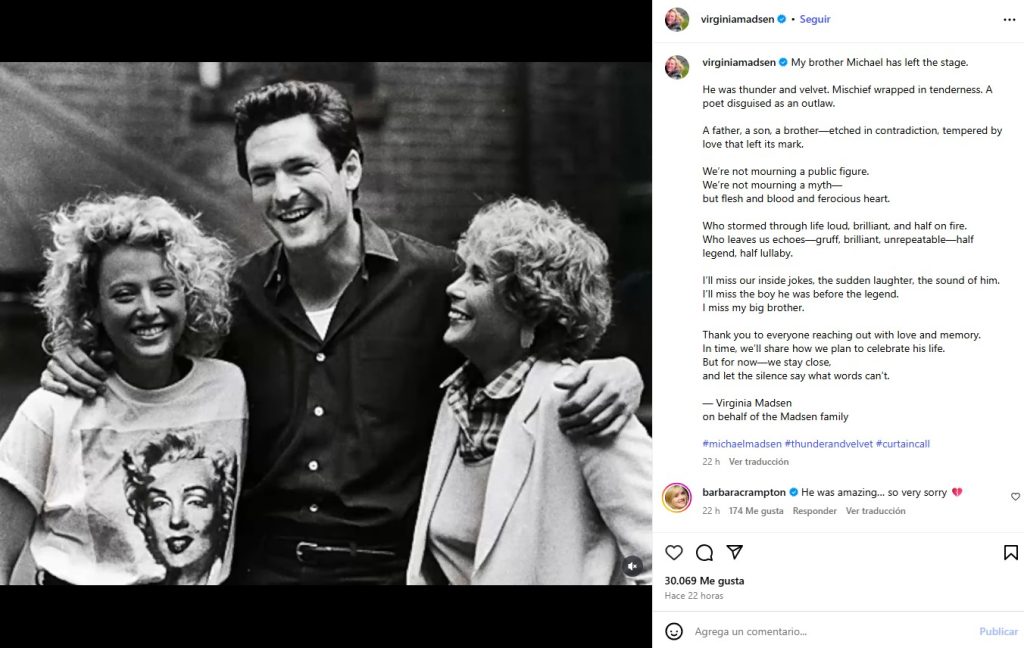 Siempre es triste cuando se anuncia el fallecimiento de una figura popular del mundo del espectáculo, en especial cuando se trata de una figura tan querida y prolífica como lo es Michael Madsen. Un actor reconocido por su increíble actuación en las películas de Quentin Tarantino (Kill Bill, Reservoir Dogs), apoyar al cine independiente y su trabajo de caridad alrededor del mundo.