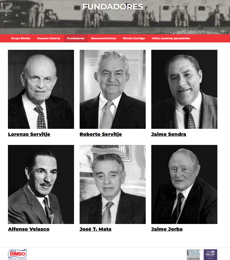 Grupo Bimbo es una de las compañías más grandes de México, un claro ejemplo de liderazgo y superación. Representa un legado importante, ya que sus miembros fundadores han fallecido; los más relevantes y recientes fueron los hermanos Lorenzo y Roberto Servitje, de quienes exploraremos su historia, tipo de liderazgo y vidas.