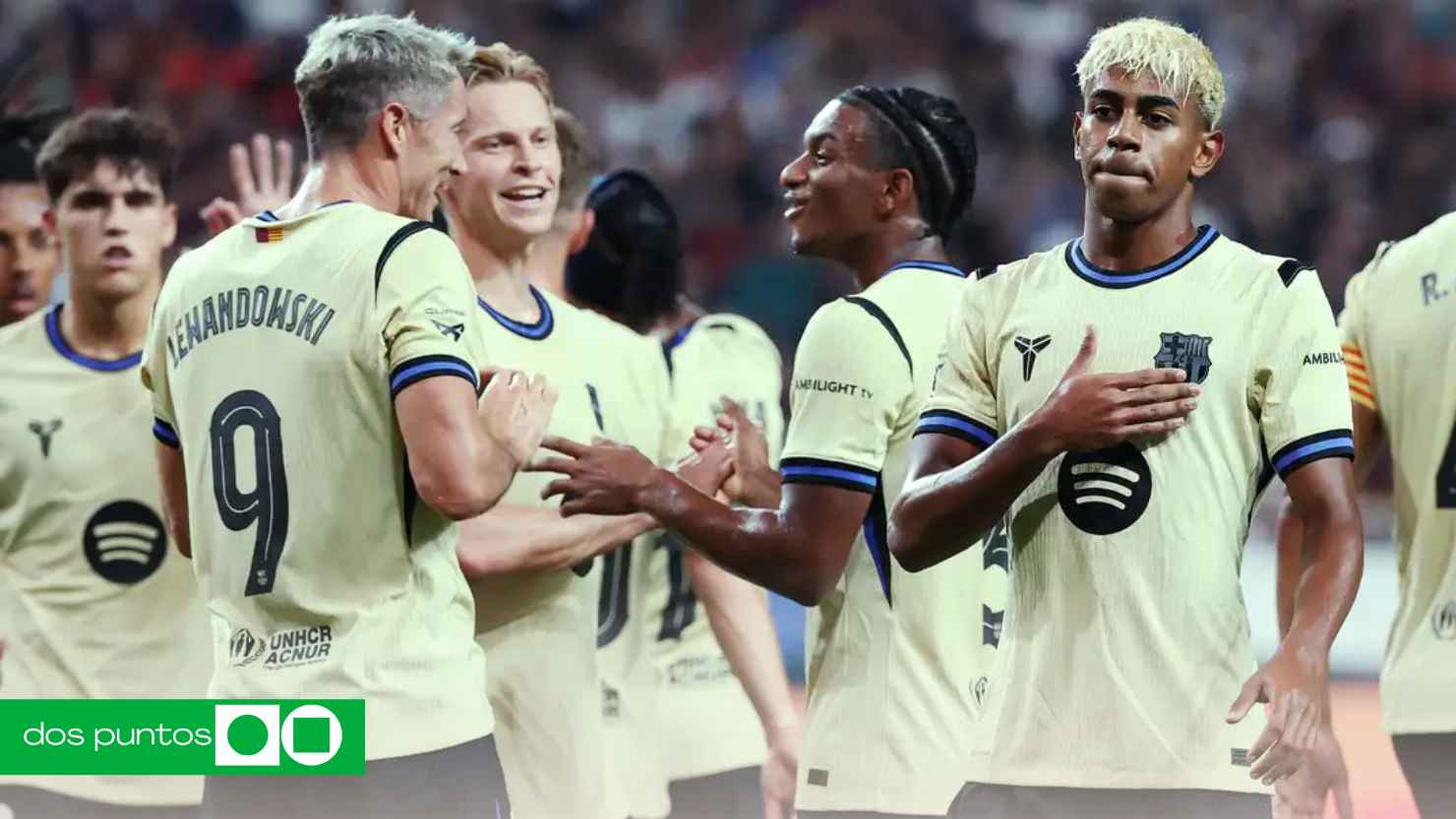 Lamine Yamal, dorsal 10 Barcelona, doblete Yamal, FC Barcelona vs FC Seoul, goleada Barcelona, amistoso Barcelona 2025, Barça 7-3 Seoul, Lamine Yamal goles, pretemporada Barcelona festival de goles.