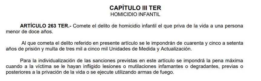 Los crímenes violentos y desalmados no son algo que sea único para México, pero sí son comunes, en especial aquellos con razón de género. Por eso se ha creado el crimen de “feminicidio”, para darle su justo castigo a aquellos que cometan crímenes con odio en contra de la mujer. El criminal de Sonora, Jesús Antonio N. no solo cometió feminicidio contra su esposa, pero también infanticidio al asesinar a sus 3 hijas.