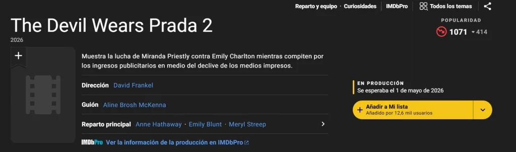 La grabación de una película es un proceso complejo lleno de detalles complejos, equipo costoso y, a veces, riesgo para los actores. Este es el caso de Anne Hathaway, que sufrió una caída durante la grabación de El Diablo Viste a la Moda 2. Aquí todo lo que necesitas saber sobre la actriz y la nueva película tan esperada.