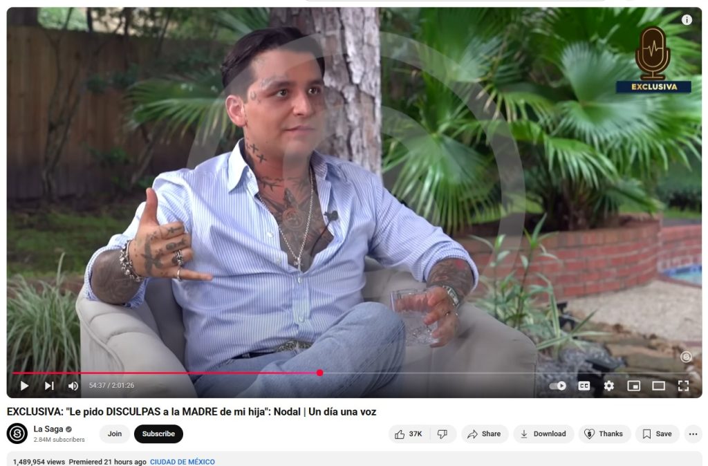 Christian Nodal tiene una increíble habilidad para mantenerse relevante, claro, no siempre es relevante por buenas razones; de hecho, rara vez es relevante por buenas razones. Una simple entrevista que tuvo Christian Nodal con Adela Micha tiene a las redes sociales en llamas, con una gran cantidad de revelaciones que lo cambian todo. Habló de Cazzu, de Ángela Aguilar y nadie está contento.
