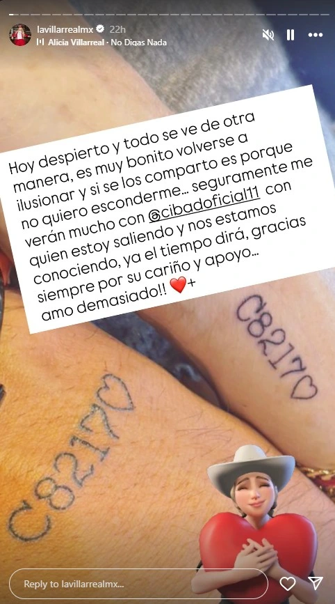 Alicia Villarreal nos sorprendió en febrero de este año cuando pidió auxilio en medio de un concierto. Poco después, se divorció de Cruz Martínez y le contó al mundo su abuso. Esta puede ser una experiencia traumática para muchos, que quizá te podría alejar del amor y las relaciones por un largo rato. Pero la cantante se encontró con alguien que la hizo darle una nueva oportunidad al amor: se trata de Cibad Hernández, el influencer del empoderamiento femenino con el que tiene una relación.