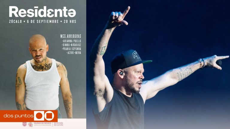 Concierto de Residente, Residente en el Zócalo, Canciones de Residente, Residente en CDMX, Concierto CDMX