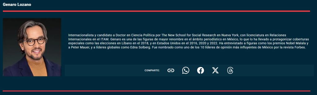 Genaro Lozano es famoso por sus apariciones en televisión, pero recientemente hubo un llamado para que Genaro Lozano sea embajador de Italia. Esto ha hecho que muchas personas se hagan la pregunta: ¿Cuáles son los estudios y preparación de Genaro Lozano? Aquí nosotros te contamos todo sobre la trayectoria y la vida de este personaje.