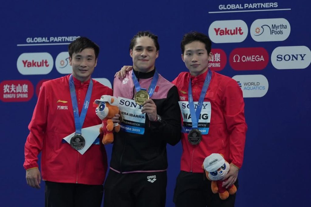 Osmar Olvera, campeón mundial trampolín, oro trampolín 3 metros, medalla de oro México, Mundial de Clavados 2025, clavadistas mexicanos, trampolín 3m