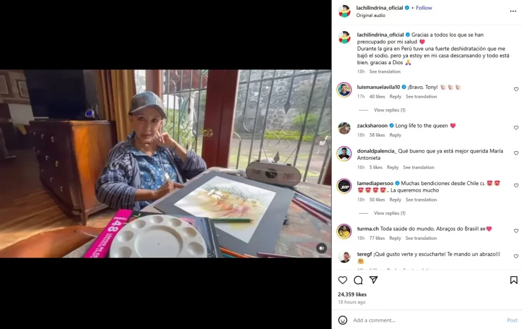 El Chavo del 8 y otras producciones de Roberto Gómez Bolaños cambiaron para siempre el panorama de la televisión en México. A pesar de que no todos los actores terminaron bien o tuvieron una buena experiencia, María Antonieta de las Nieves interpretó a “La Chilindrina”, lo que le consiguió una fama sin igual y le permite presentarse en espectáculos hasta el día de hoy. Pero, ahora visitó al hospital por un ataque de ansiedad causado por deshidratación, que nos tiene muy preocupados.