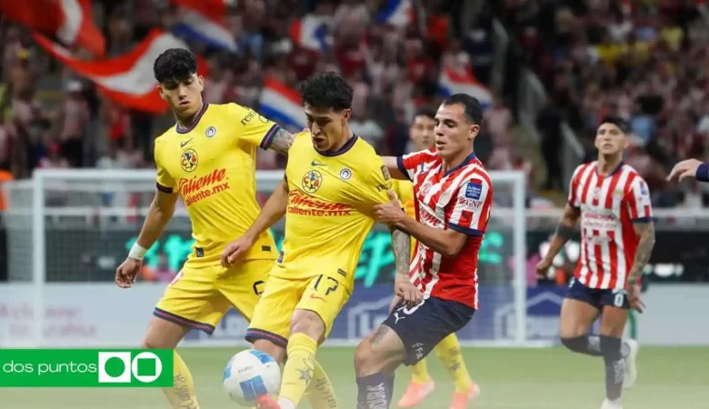 América vs Chivas, Clásico Nacional 2025, América vs Chivas transmisión, América vs Chivas canal, América vs Chivas horario, dónde ver América vs Chivas, Liga MX Clásico Nacional, dos puntos
