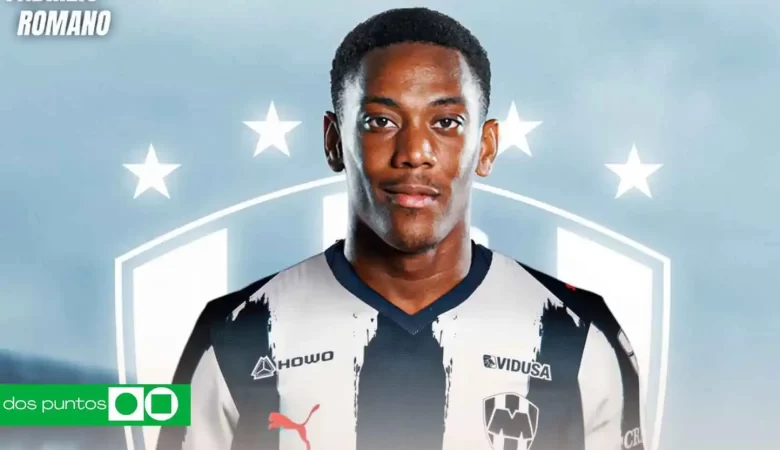 Anthony Martial Rayados, fichaje Rayados 2025, Rayados nuevo jugador, Liga MX fichajes, Monterrey Anthony Martial, refuerzo Rayados Monterrey, fichaje bomba Liga MX, dos puntos.