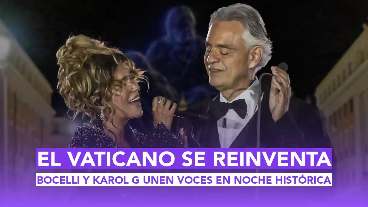 Andrea Bocelli, marcó el gran final de un encuentro mundial enfocado en la fraternidad humana en el Vaticano. En dospuntos te contamos todo.