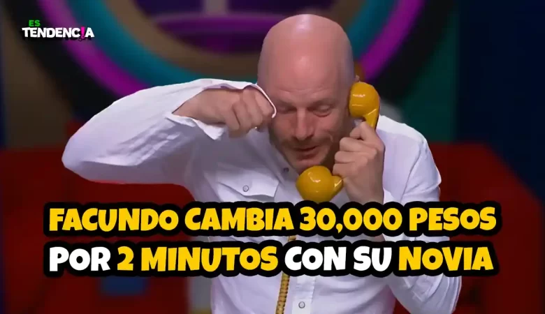 Facundo Gómez rompió en llanto tras intercambiar sus 30,000 pesos por una llamada de apenas dos minutos con su novia Delia García.