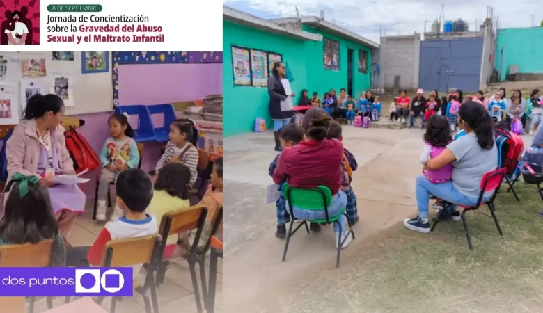 Jornada de concientización, maltrato infantil, abuso sexual, 8 de septiembre, SEP, dos puntos punto media