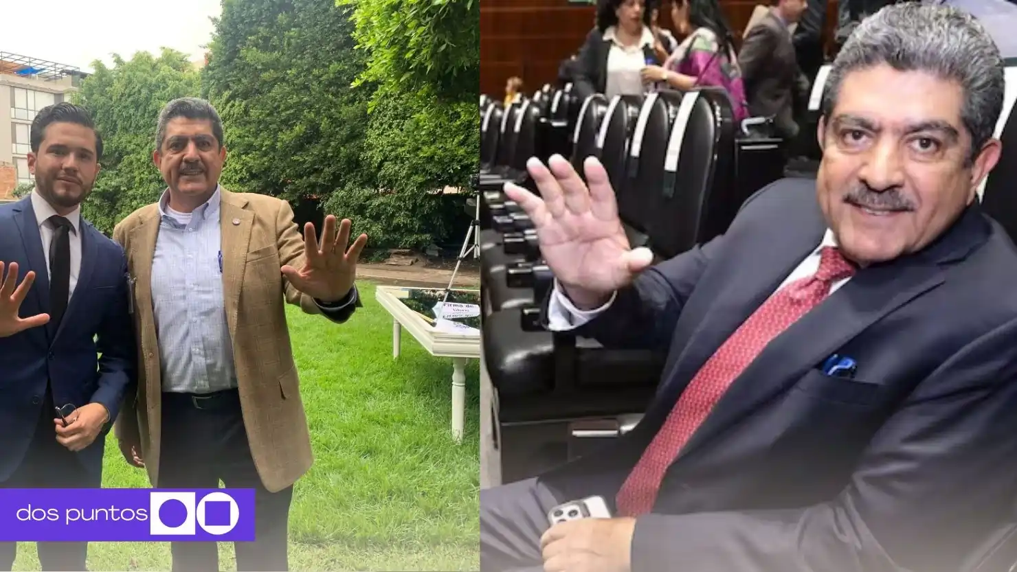 Manuel Espino Derrame cerebral Diputado Federal Morena dos puntos punto media