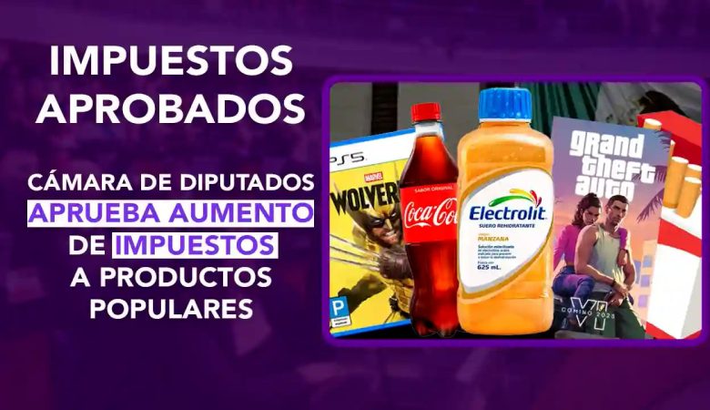 Cámara de Diputados, Impuestos saludables, IEPS, Cámara de Diputados, avaló el incremento, 351 votos a favor, aumento de impuestos, cigarros, puros, doble aumento, 200%, 0.85 centavos por cigarro, impuesto del 8%, videojuegos, contenido violento, formato físico, digital, fomento a la violencia, apuestas en línea, aumento del 50%, refrescos, bebidas saborizadas, sueros con azúcares, Electrolit, 3.08 pesos por cada litro, Coca-Cola, Pepsi, reducción de azúcar,