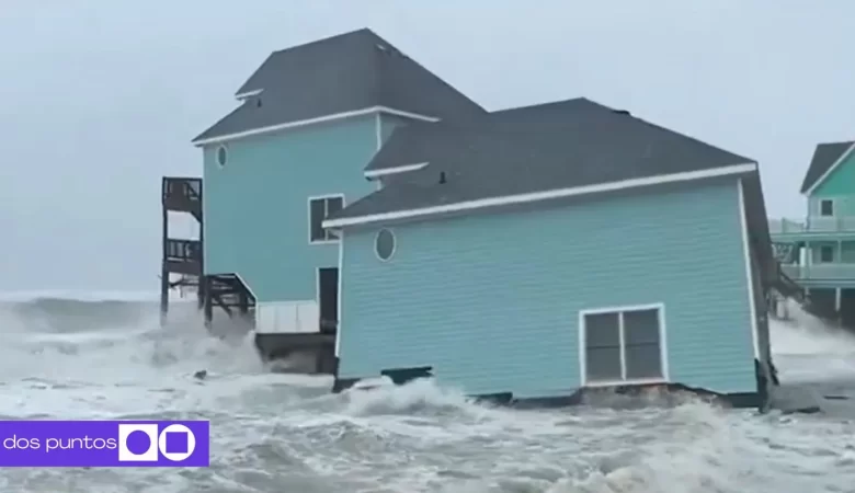 Buxton, Buxton Carolina del Norte, Carolina del Norte, huracán Melissa, Buxton huracán Melissa, dos puntos, dos puntos media