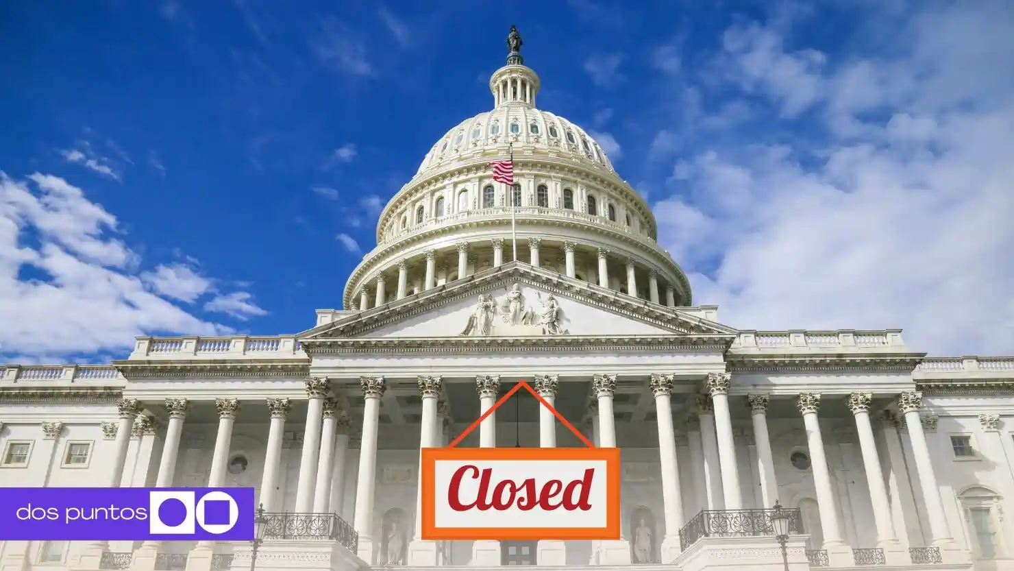 Cierre de gobierno, que es un cierre de gobierno, estados unidos, donald trump cierre gobierno, dos puntos punto media