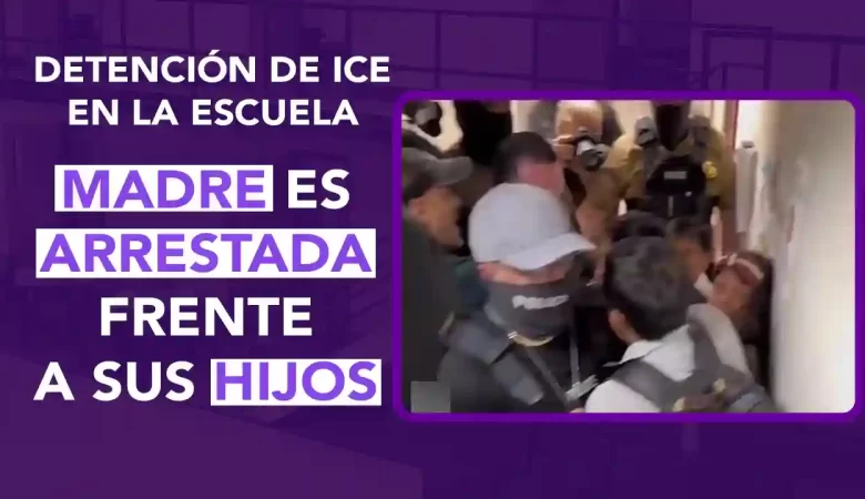 Madre inmigrante, agentes de ICE, detención agresiva, escuela, hijos, indignación global, política de lugares sensibles, cumplimiento migratorio, consecuencias emocionales, trauma significativo, niños, familia, seguridad comunitaria, inmigración, protocolos, ley migratoria, lugares sensibles, hospitales, clínicas de salud, lugares de culto, criminales buscados, amenaza, seguridad nacional, Trastorno de Estrés Postraumático (TEPT), salud mental, rendimiento escolar, acceso a la educación, organizaciones de derechos humanos, apoyo legal, apoyo emocional, defensa de derechos, fuerzas del orden, delincuencia, protección infantil, abogados de inmigración, comunidad inmigrante, dos puntos puntos media