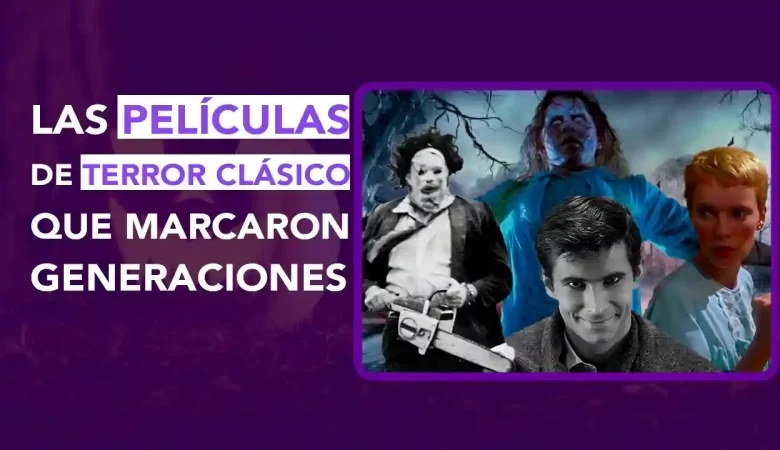 Horror, películas de terror, Halloween, cine de terror, clásicos del cine, La masacre en Texas, 1974, El Exorcista, 1973, Psycho, 1960, Tiburón, 1975, El bebé de Rosemary, 1968, slasher, terror psicológico, paranormal, gore, villanos de terror, Leatherface, Norman Bates, Anthony Perkins, Alfred Hitchcock, Steven Spielberg, crítica Variety, culto, obras maestras, posesión demoníaca, asesino serial, Michael Myers, Freddy Krueger, Hannibal Lecter, Pennywise, Ghostface, La noche de los muertos vivientes, Audición, Frankenstein, 120 días de Sodoma, Carrie, Stephen King, tortura, violencia, trauma, niños, asesino, terror animal, cine, dos puntos punto media