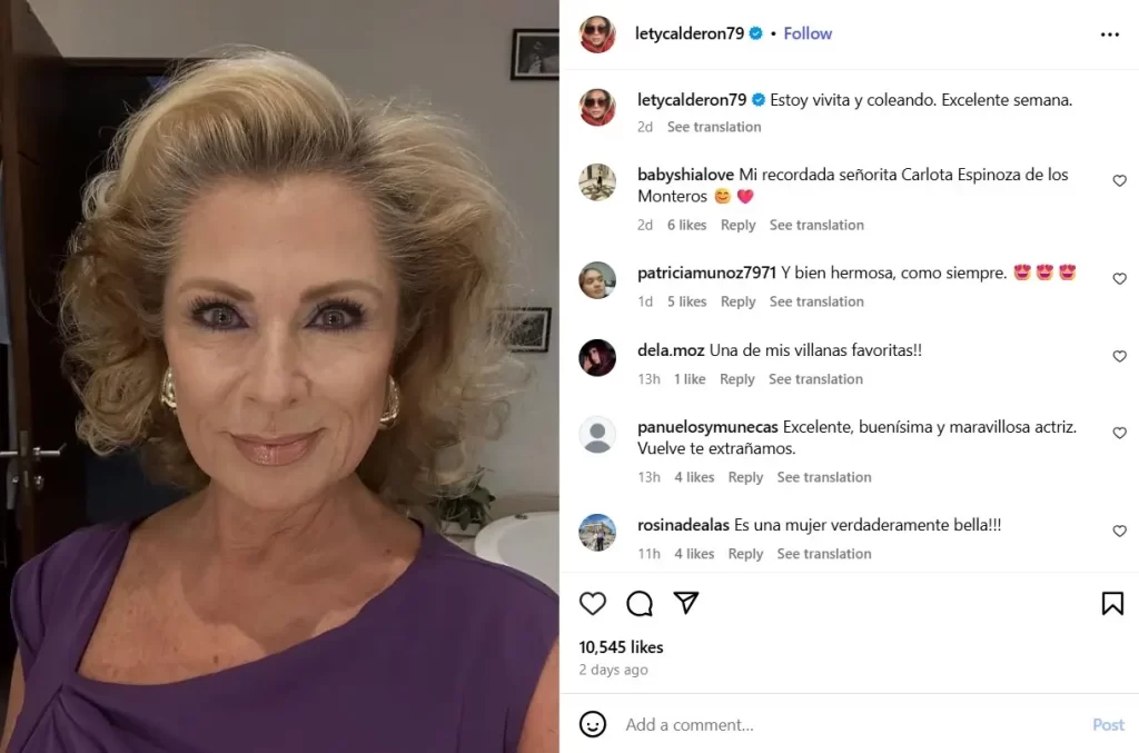 Es muy común que surjan historias sobre las estrellas, en especial cuando se trata de aquellas que ya llevan una carrera de décadas, pero en los casos más extremos no podemos distinguir del chisme a la realidad a simple vista. Cuando se trata de algo tan sensible como la vida de los demás, es importante buscar información oficial. El video de Galilea Montijo anunciando que Leticia Calderón murió se volvió uno de los rumores más virales en las redes sociales por estos motivos, y en dos puntos te explicamos la verdad del asunto y lo que sabemos de la actriz.