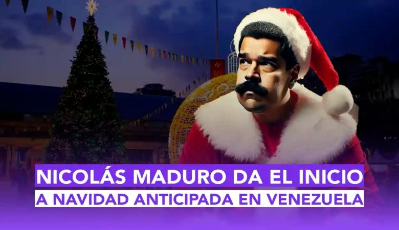 Nicolás Maduro adelanta la navidad en Venezuela, encendiéndo oficialmente la temporada decembrina. En dospuntos te contamos todo