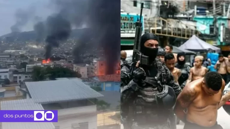 Masacre en Río de Janeiro, Operativo en río de Janeiro, Claudio Castro, Comando Vermelho, Río de Janeiro, dos puntos, dospuntos