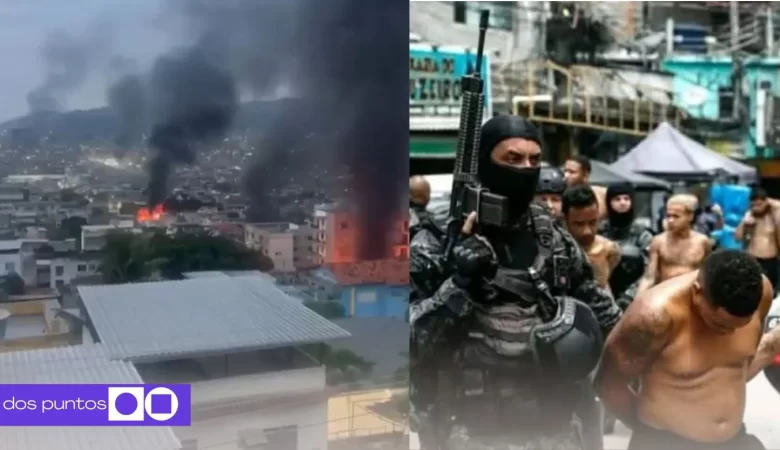 Masacre en Río de Janeiro, Operativo en río de Janeiro, Claudio Castro, Comando Vermelho, Río de Janeiro, dos puntos, dospuntos