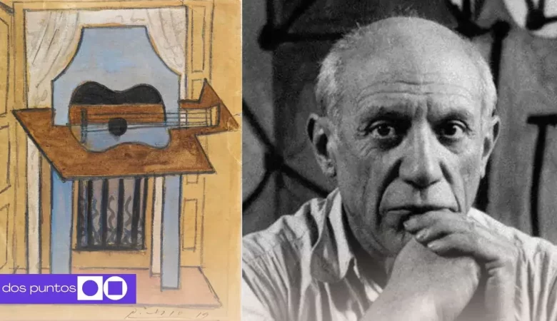 Pablo Picasso, Robo Picasso, Picasso Granada, Naturaleza muerta con guitarra, Quién es Pablo picasso, dos puntos punto media