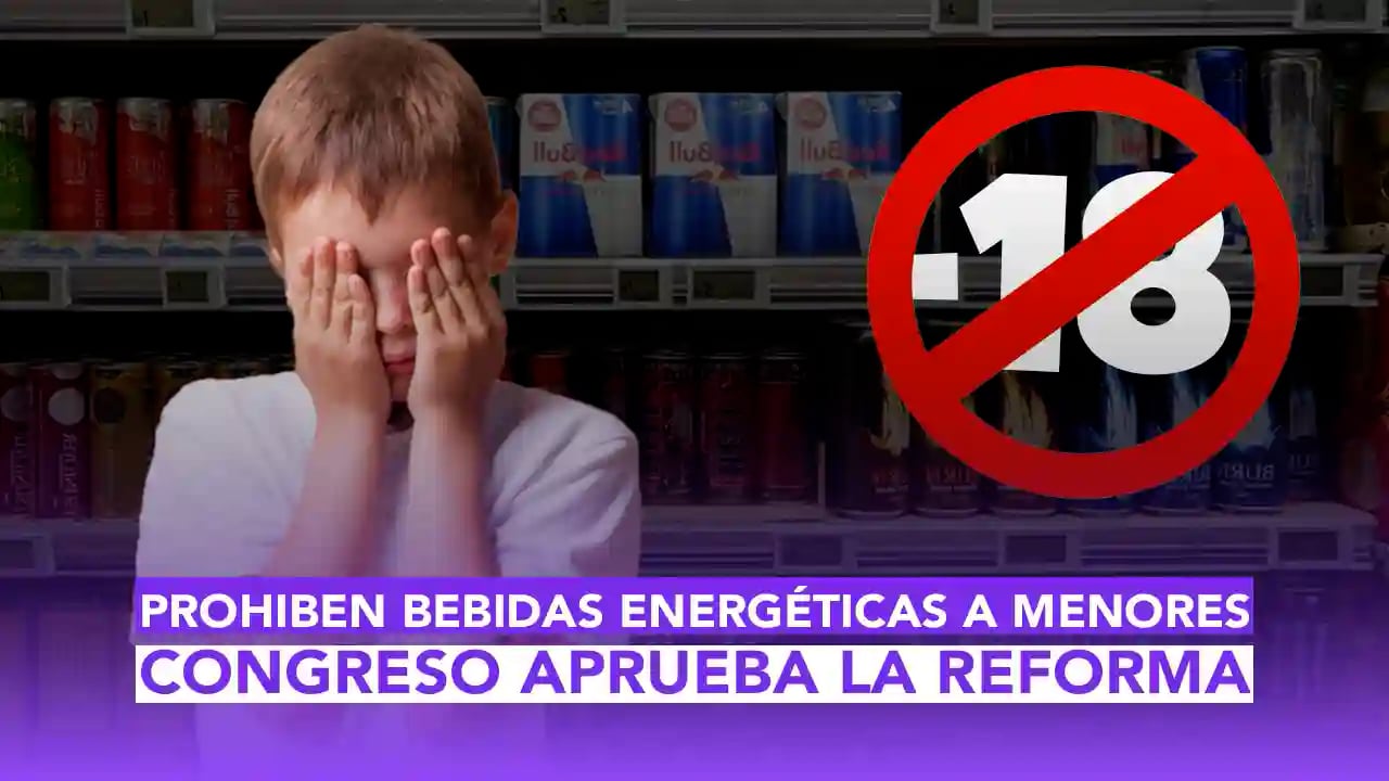 Prohíben la venta de bebidas energizantes a menores de edad para el cuidado de la salud de los más jóvenes. En dospuntos te contamos.