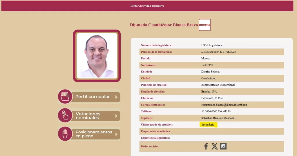 La cámara legislativa continúa con su larga racha de controversias, ahora con el regreso de uno de sus miembros más polémicos, el diputado Cuauhtémoc Blanco, que parece estar jugando pádel en plena sesión. Esto generó un gran descontento entre las personas asociadas por su falta de profesionalismo, o eso es lo que están diciendo sus rivales. Nosotros en dos puntos te contamos qué sucedió en realidad y te explicamos por qué siempre hay caos en el poder legislativo de la nación.