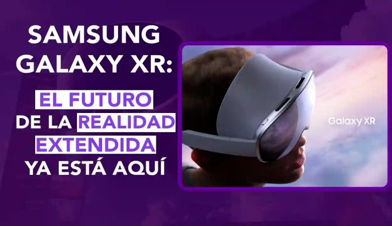 Samsung, Galaxy XR, puerta abierta hacia nuevos mundos digitales, futuro de la Realidad Extendida, XR, tecnología, mundo real, mundo virtual, experiencias inmersivas, colaboración estratégica, Google, Qualcomm, era de innovación, hardware potente, Inteligencia Artificial, experiencias sensoriales, gafas de realidad extendida, enfoque totalmente centrado en el usuario, estructura ergonómica y ligera, distribuir el peso entre la frente y la nuca, reducir la presión facial, batería independiente, protector de luz desmontable, comodidad, flexibilidad, pantalla 4K Micro-OLED, experiencia cinematográfica personal, cámaras y sensores de alta precisión, seguir los movimientos de cabeza, manos y ojos, interacción natural, mundo físico, mundo digital, aplicaciones de Google, Google Maps, mapas 3D inmersivos, YouTube, profundizar en contenidos, Gemini, Circle to Search