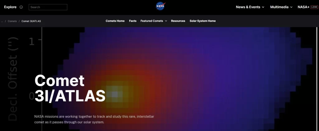 El fenómeno alien u OVNI tiene mucho que ver con la astronomía, al menos desde un punto de vista muy remoto, debido a que los dos abordan el tema de una manera muy diferente. Pero en raras ocasiones, donde ambos se pueden ver hablando del mismo evento, en este caso el cometa 3I Atlas, un objeto en los cielos que está desafiando el entendimiento del universo al mismo tiempo que alimenta la imaginación de miles de personas. En dos puntos te explicamos cuál es la verdad detrás de toda la especulación.