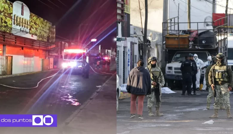 Bar Lacoss, Bar Lacoss balacera, Bar Lacoss incendio, Bar Lacoss Puebla, Lacoss Night Club, dos puntos, dospuntos