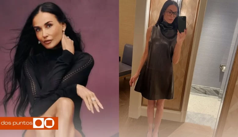 Demi Moore carrera, quien es Demi Moore, Landman, Paramount, Demi Moore, dos puntos, dospuntos