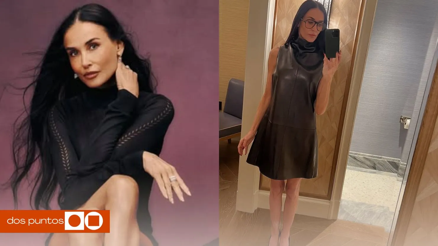 Demi Moore carrera, quien es Demi Moore, Landman, Paramount, Demi Moore, dos puntos, dospuntos