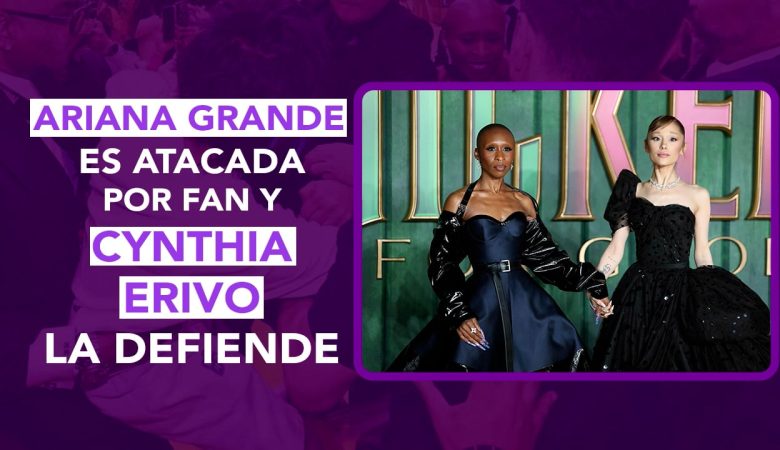 Ariana Grande, Cynthia Erivo, Wicked 2, premiere, Singapur, seguridad celebridades, alfombra roja, defensa, interacción fans, límite fans, espacio personal, exceso de protección, respuesta justificada, seguridad celebridades, celebridades, fama, redes sociales, protocolo seguridad, evento público, Ariana Grande seguridad, dos puntos punto media