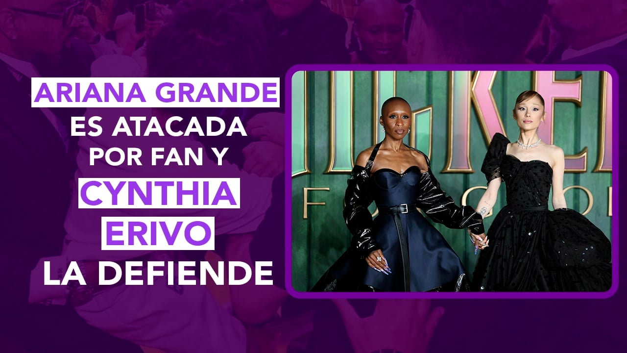 Ariana Grande, Cynthia Erivo, Wicked 2, premiere, Singapur, seguridad celebridades, alfombra roja, defensa, interacción fans, límite fans, espacio personal, exceso de protección, respuesta justificada, seguridad celebridades, celebridades, fama, redes sociales, protocolo seguridad, evento público, Ariana Grande seguridad, dos puntos punto media