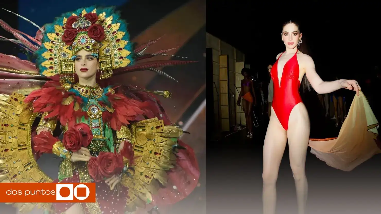 Fátima Bosch, Fátima Bosch traje nacional, Fátima Bosch Miss Universo, Miss Universo 2025, Nawat Itsaragrisil, dos puntos, dos puntos media, a